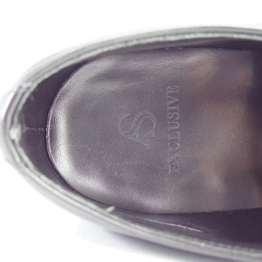 美品★(英)アルフレッド・サージェント 6.5F【ダイナイトソール仕様★エクスクルーシブライン/プレーントゥ】黒/Alfred Sargentt★f604