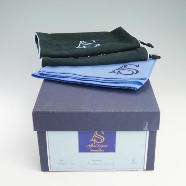 美品★(英)アルフレッド・サージェント 6.5F【ダイナイトソール仕様★エクスクルーシブライン/プレーントゥ】黒/Alfred Sargentt★f604