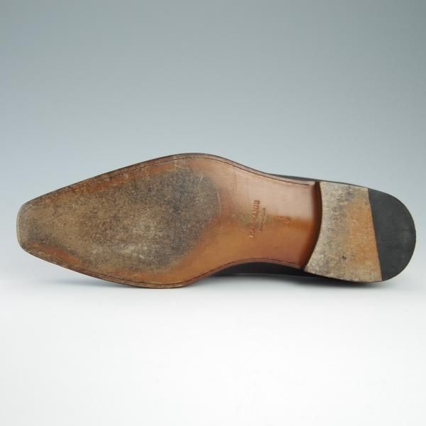 美品★(スペイン製)マグナーニ SIZE 39【モデル定価￥58,300-★スリッポン/13173】270-BOLラスト/ローファー/濃茶/MAGNANNI★f605