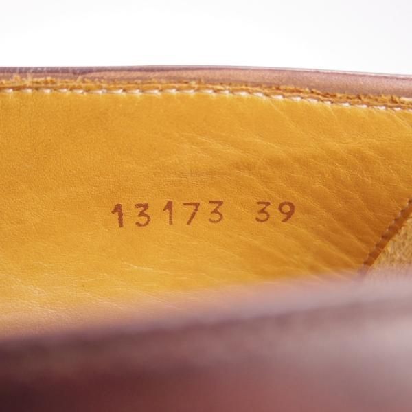 美品★(スペイン製)マグナーニ SIZE 39【モデル定価￥58,300-★スリッポン/13173】270-BOLラスト/ローファー/濃茶/MAGNANNI★f605