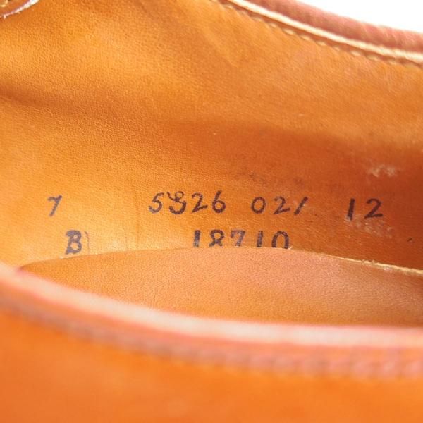 極美品★オールデン 7D【定価￥105,600-★モンクストラップ/ミリタリーラスト】18710/カーフ/タン/茶/メンズ/Alden★f606