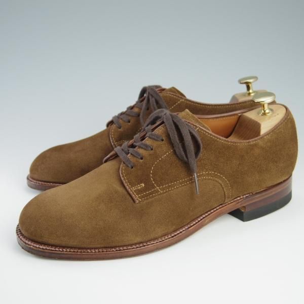 オールデン　Alden ブラウン キッドスエード(山羊) 7D 美品☆オールデン 7D【定価￥103,400-☆モディファイドラスト