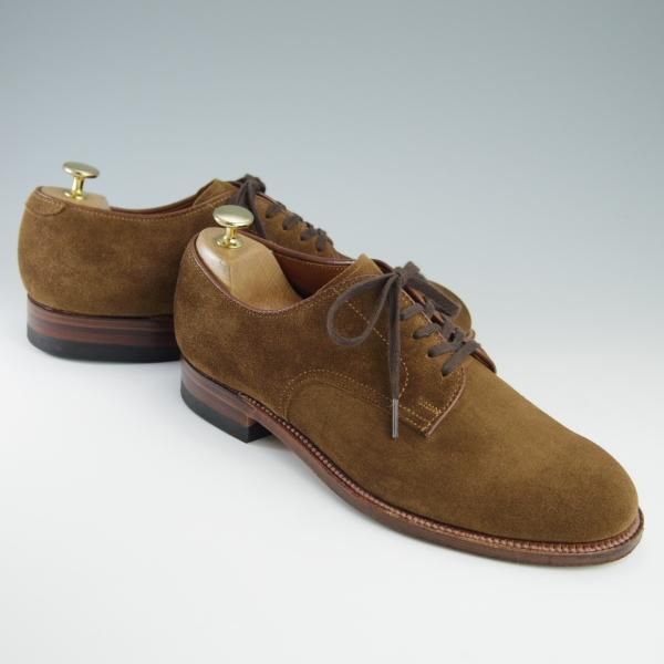 オールデン　Alden ブラウン キッドスエード(山羊) 7D 美品☆オールデン 7D【定価￥103,400-☆モディファイドラスト