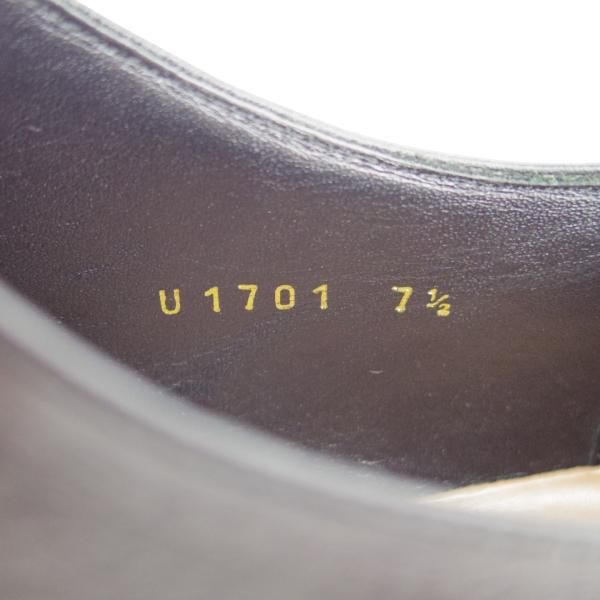 極上★ユニオンインペリアル SIZE 7.5【定価￥44,000-★ハンドソーンウェルテッド製法/九分仕立て】U1701/黒/Union Imperial★f611