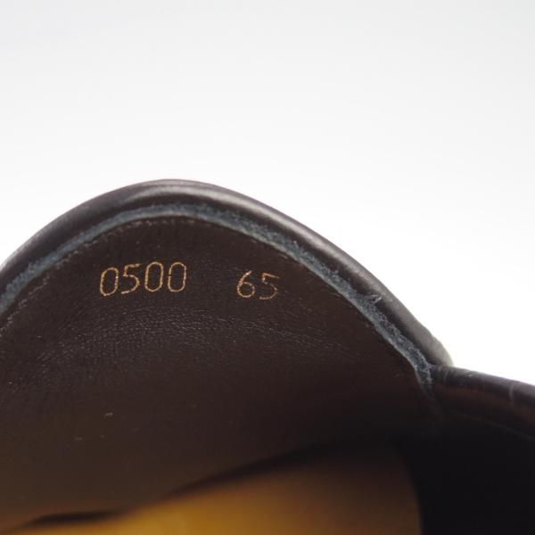 美品★Oriental/オリエンタル SIZE 6.5【定価￥41,800-★ベルジャンシューズ/WINDY】703ラスト/ローファー/スエード/黒/メンズ★f613