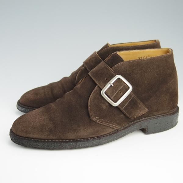 極上★トリッカーズ SIZE 7【貴重★SHIPS別注/ストラップチャッカブーツ】M7403/スエード/Cafe Janus/濃茶/シップス/Tricker's★f615