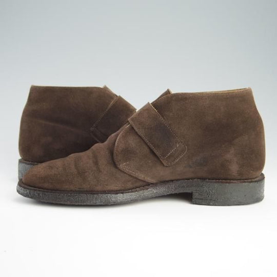 極上★トリッカーズ SIZE 7【貴重★SHIPS別注/ストラップチャッカブーツ】M7403/スエード/Cafe Janus/濃茶/シップス/Tricker's★f615