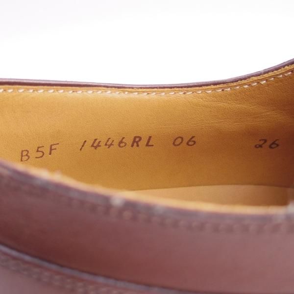 新品★ラルフローレン SIZE 26【定価￥50,600-★ダイナイトソール仕様/Uチップ】RL06/カーフ/Ralph Lauren/リーガル/REGAL★f616