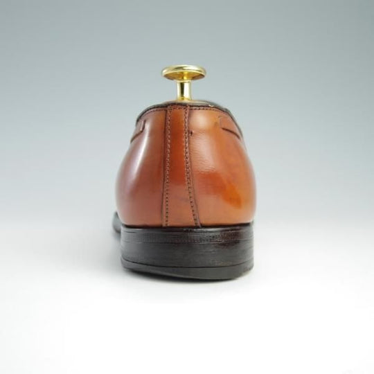 ★オールデン 7.5D【貴重★旧ロゴ仕様のタッセルローファー/アバディーンラスト】662/カーフ/Burnished/茶/メンズ/Alden★f619