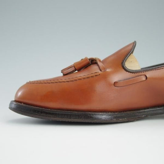 ★オールデン 7.5D【貴重★旧ロゴ仕様のタッセルローファー/アバディーンラスト】662/カーフ/Burnished/茶/メンズ/Alden★f619