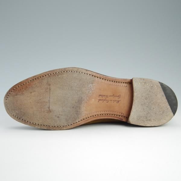 極上★(英)チーニー 6.5F【定価￥66,960-★ユナイテッドアローズ別注/コインローファー】HUGO/スエード/MARACCA/薄茶/CHEANEY★f621