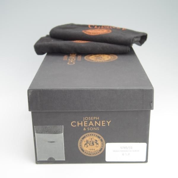 極上★(英)チーニー 6.5F【定価￥66,960-★ユナイテッドアローズ別注/コインローファー】HUGO/スエード/MARACCA/薄茶/CHEANEY★f621