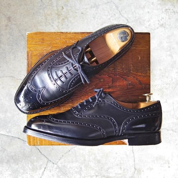 極上★チャーチ 70G/UK7【旧チャーチ★73ラスト/CHETWYND/チェットウィンド】MARUZEN TOKYO別注/3都市ロゴ/フルブローグ/Church's★f625