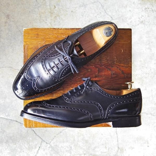 極上★チャーチ 70G/UK7【旧チャーチ★73ラスト/CHETWYND/チェットウィンド】MARUZEN TOKYO別注/3都市ロゴ/フルブローグ/Church's★f625