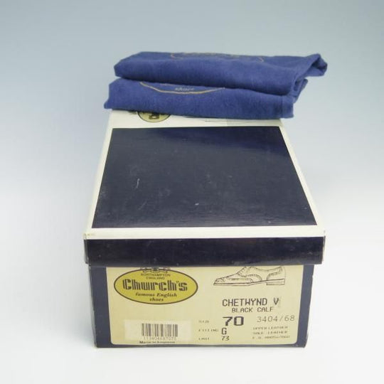 極上★チャーチ 70G/UK7【旧チャーチ★73ラスト/CHETWYND/チェットウィンド】MARUZEN TOKYO別注/3都市ロゴ/フルブローグ/Church's★f625