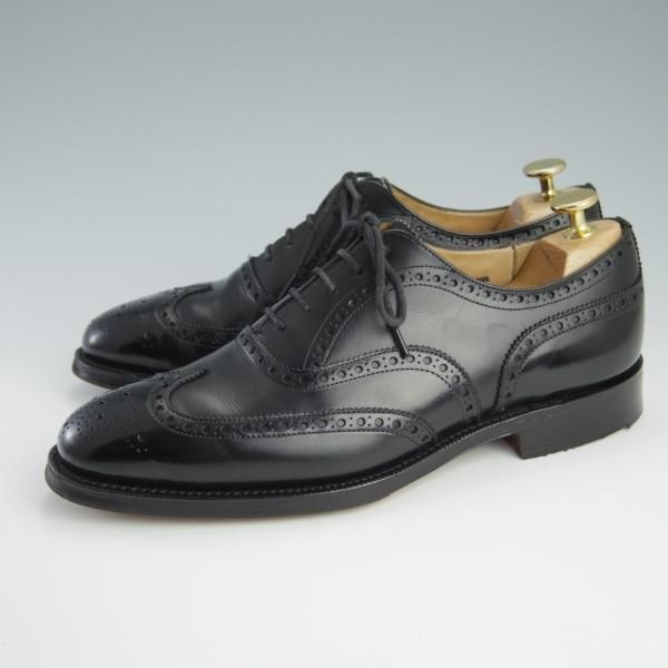 極上★チャーチ 55F/UK5.5【定価￥96,800-★チェットウィンド/CHETWYND】173ラスト/フルブローグ/カーフ/黒/メンズ/Church's★f626