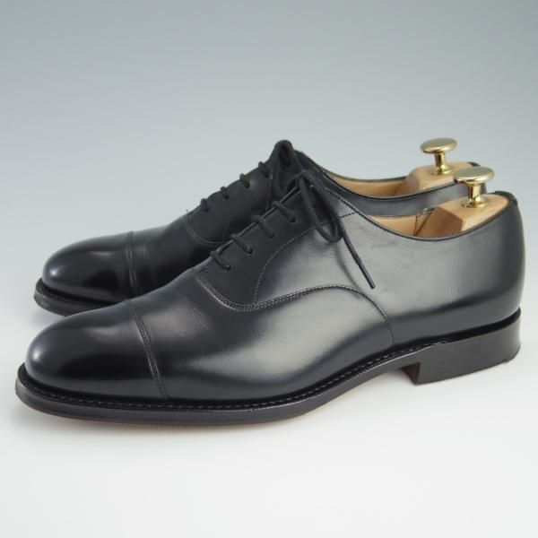 美品★チャーチ 55F/UK5.5【定価￥130,900-★コンサル/CONSUL】173ラスト/ストレートチップ/5都市/カーフ/黒/メンズ/Church's★f627