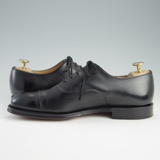 美品★チャーチ 55F/UK5.5【定価￥130,900-★コンサル/CONSUL】173ラスト/ストレートチップ/5都市/カーフ/黒/メンズ/Church's★f627