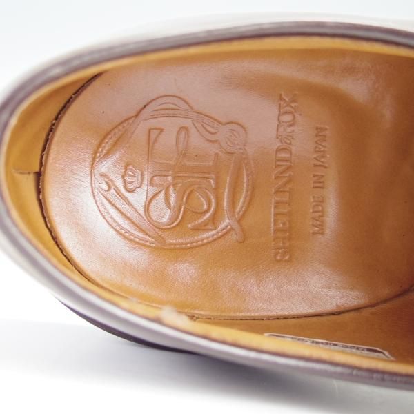美品★シェットランドフォックス SIZE 8【貴重★ブラウン色/水染めコードバン/茶/シガー系】ASTRIA/3000/Shetlandfox★f628