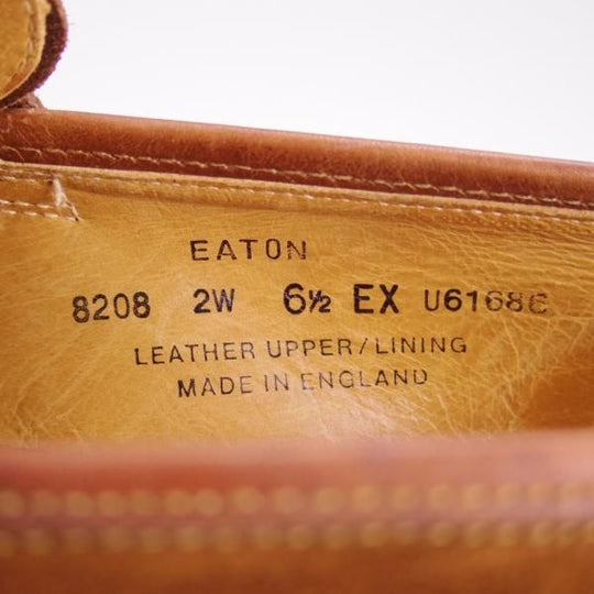 極上★クロケット&ジョーンズ 6.5EX【★コインローファー/EATON】スエード/茶/メンズ/Crockett&Jones★f629