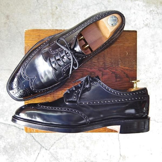 極上★チャーチ 95F/UK9.5【旧チャーチ★ブックバインダーカーフ/73ラスト/GRAFTON】グラフトン/3都市ロゴ/黒/メンズ/Church's★f630