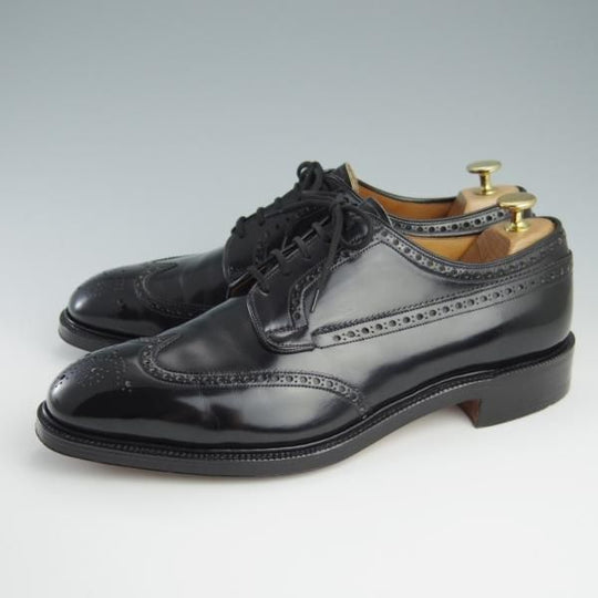 極上★チャーチ 95F/UK9.5【旧チャーチ★ブックバインダーカーフ/73ラスト/GRAFTON】グラフトン/3都市ロゴ/黒/メンズ/Church's★f630