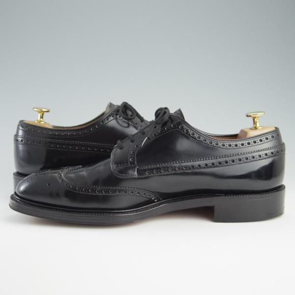 極上★チャーチ 95F/UK9.5【旧チャーチ★ブックバインダーカーフ/73ラスト/GRAFTON】グラフトン/3都市ロゴ/黒/メンズ/Church's★f630