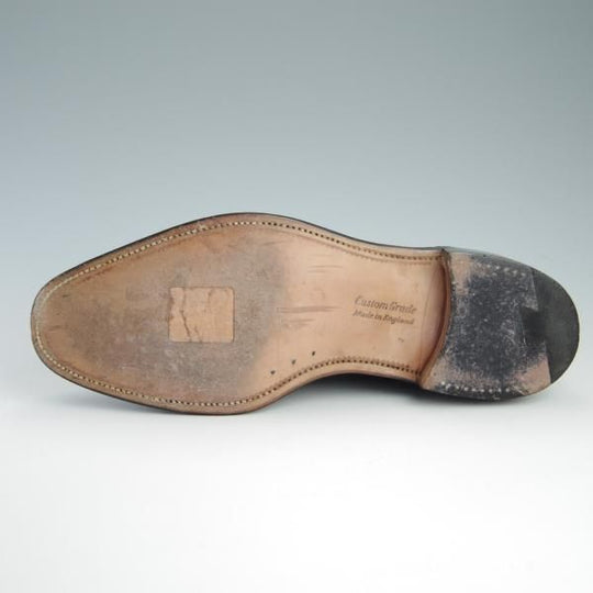 極上★チャーチ 95F/UK9.5【旧チャーチ★ブックバインダーカーフ/73ラスト/GRAFTON】グラフトン/3都市ロゴ/黒/メンズ/Church's★f630