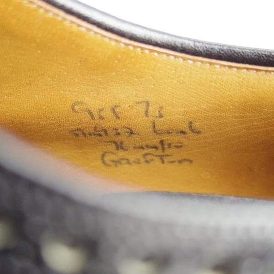 極上★チャーチ 95F/UK9.5【旧チャーチ★ブックバインダーカーフ/73ラスト/GRAFTON】グラフトン/3都市ロゴ/黒/メンズ/Church's★f630