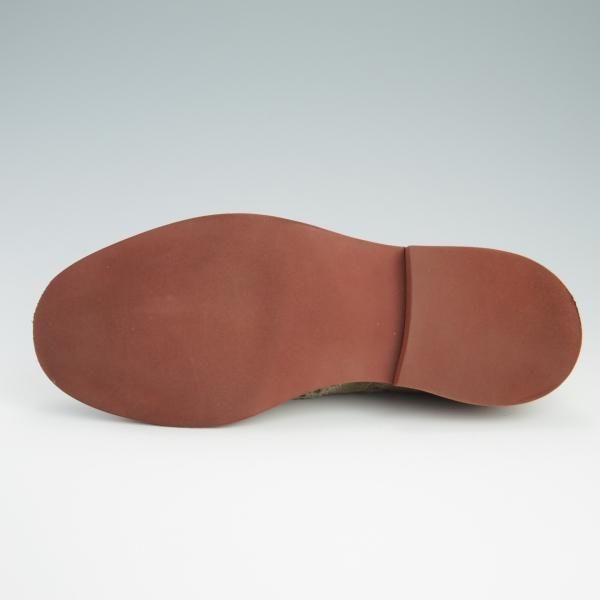 極美品★チャーチ 50G/UK5【バーウッドのカジュアル仕様モデル★DOWNTON/81ラスト】フルブローグ/スエード/薄茶/メンズ/Church's★f631