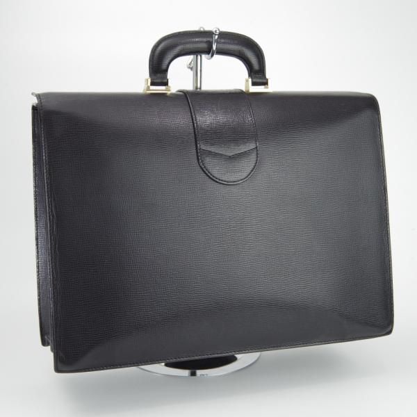 極上★(スペイン)ロエベ/LOEWE【高額★レザー/ダレスバッグ】メンズ/ビジネス/バッグ/黒/革/鞄/ブリーフケース★N5656