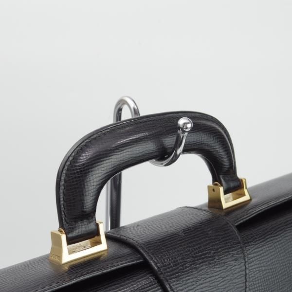 極上★(スペイン)ロエベ/LOEWE【高額★レザー/ダレスバッグ】メンズ/ビジネス/バッグ/黒/革/鞄/ブリーフケース★N5656