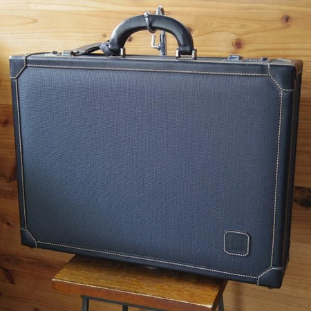 美品★ダンヒル/dunhill【定価10万円以上★レザー/アタッシュケース】メンズ/ビジネス/バッグ/黒/鞄/ブリーフケース★N5657