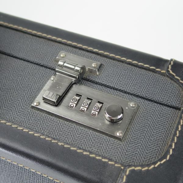 美品★ダンヒル/dunhill【定価10万円以上★レザー/アタッシュケース】メンズ/ビジネス/バッグ/黒/鞄/ブリーフケース★N5657