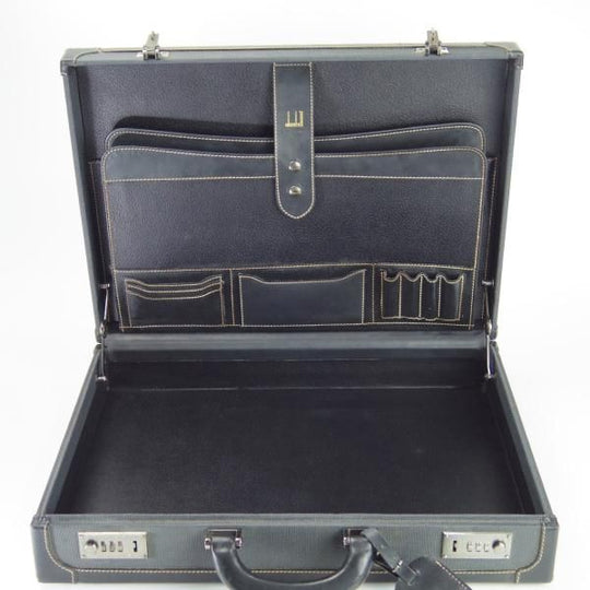 美品★ダンヒル/dunhill【定価10万円以上★レザー/アタッシュケース】メンズ/ビジネス/バッグ/黒/鞄/ブリーフケース★N5657