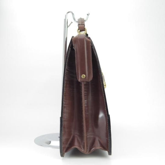 美品★(スコットランド製)Trading Post【ブライドルレザー仕様★ダレスバッグ】メンズ/ビジネス/濃茶/革/鞄/トレーディングポスト★N5659