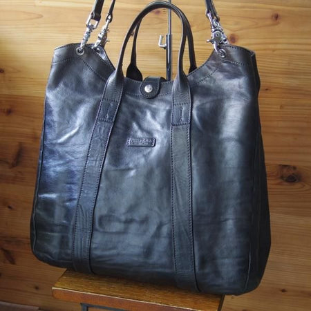 極上★(伊)ダニエル&ボブ【定価￥107,800-★クロドーロ/ロディ/2WAY CULODORO RODI 】メンズ/トートバッグ/鞄/革/黒/Daniel&Bob★N5662