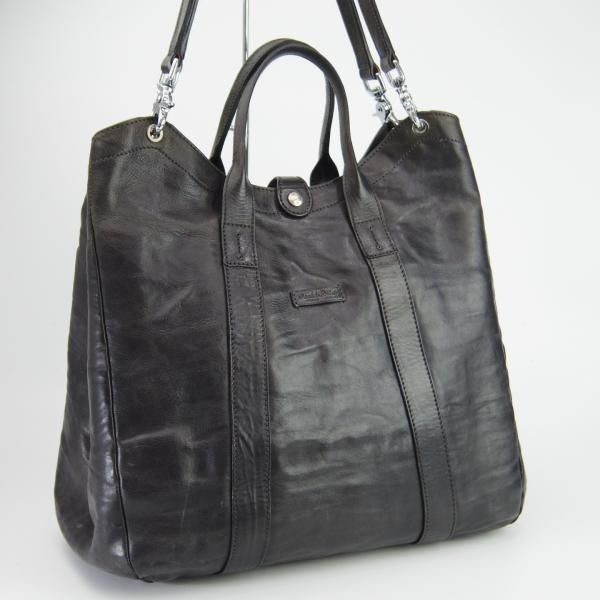 極上★(伊)ダニエル&ボブ【定価￥107,800-★クロドーロ/ロディ/2WAY CULODORO RODI 】メンズ/トートバッグ/鞄/革/黒/Daniel&Bob★N5662