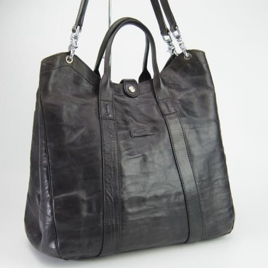 極上★(伊)ダニエル&ボブ【定価￥107,800-★クロドーロ/ロディ/2WAY CULODORO RODI 】メンズ/トートバッグ/鞄/革/黒/Daniel&Bob★N5662