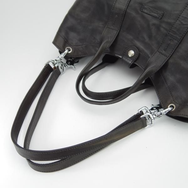 極上★(伊)ダニエル&ボブ【定価￥107,800-★クロドーロ/ロディ/2WAY CULODORO RODI 】メンズ/トートバッグ/鞄/革/黒/Daniel&Bob★N5662