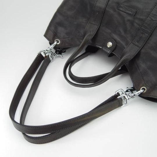 極上★(伊)ダニエル&ボブ【定価￥107,800-★クロドーロ/ロディ/2WAY CULODORO RODI 】メンズ/トートバッグ/鞄/革/黒/Daniel&Bob★N5662