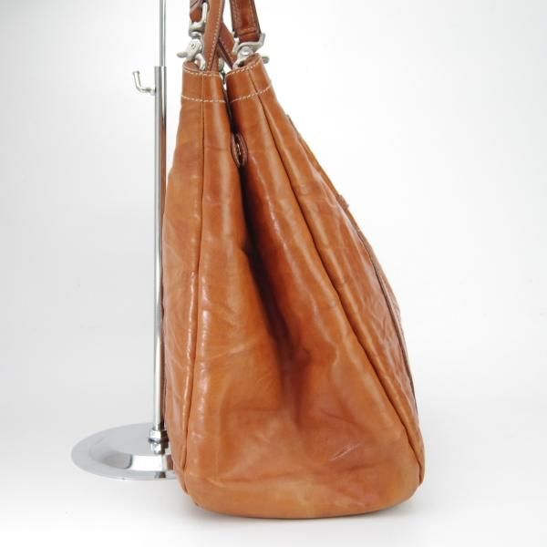極上★(伊)ダニエル&ボブ【定価￥107,800-★クロドーロ/ロディ/2WAY CULODORO RODI 】メンズ/トートバッグ/鞄/革/薄茶/Daniel&Bob★N5663