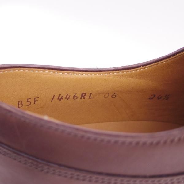 未使用★ラルフローレン SIZE 24.5【定価￥50,600-★ダイナイトソール仕様/Uチップ】RL06/カーフ/Ralph Lauren/リーガル/REGAL★f648