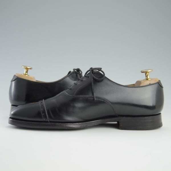 極上★クロケット&ジョーンズ 6E【定価￥82,080-★パンチドキャップトゥ/ARDEN】341ラスト/カーフ/黒/メンズ/Crockett&Jones★f650