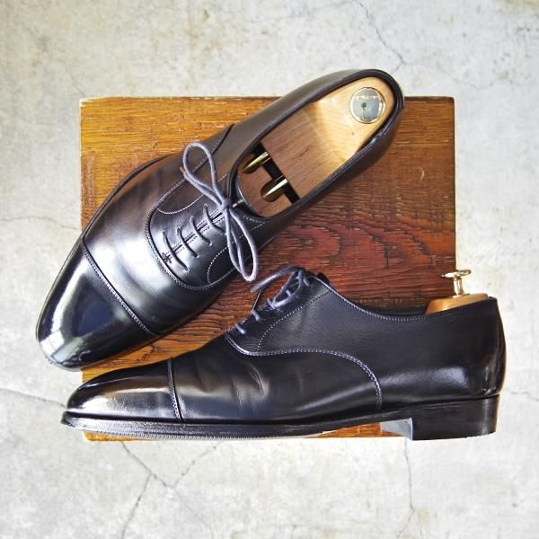 極上★クロケット&ジョーンズ 8E【定価￥101,200-★オードリー/AUDLEY】ハンドグレードライン/367ラスト/カーフ/黒/Crockett&Jones★f652