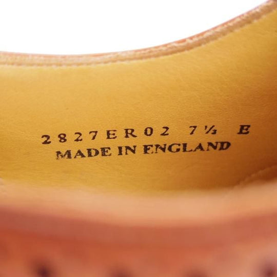 極上★ロイドフットウェア 7.5E【ダイナイトソール仕様★(英)BARKER製/バーカー】Vシリーズ/セミブローグ/茶/Lloyd Footwear★f653