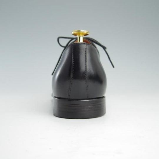 極美品★(伊)サントーニ SIZE 7.5【★Uチップ/2605】カーフ/黒/メンズ/Santoni★f654