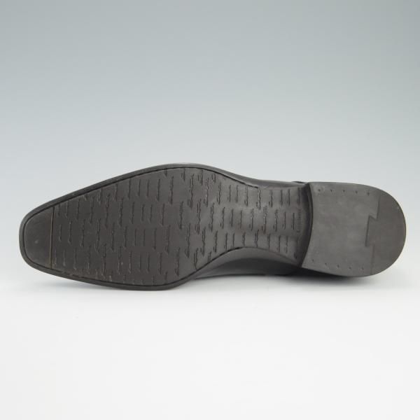 極美品★(伊)サントーニ SIZE 7.5【★Uチップ/2605】カーフ/黒/メンズ/Santoni★f654