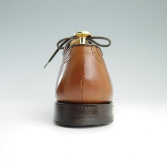 美品★チャーチ 70F/UK7【貴重★Exclusive Leather/ベティスカーフ/119ラスト】Tenby/セミブローグ/茶/メンズ/Church's★f657