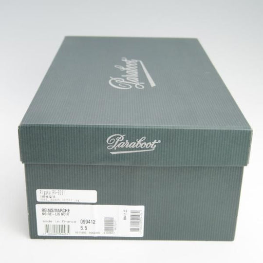 極美品★パラブーツ SIZE 5.5【定価￥71,500-★ランス/REIMS】コインローファー/リスレザー/マルシェソール/黒/NOIR/Paraboot★f658